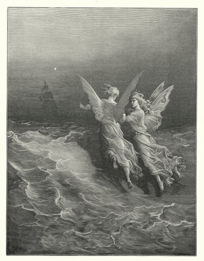 Gustave Dore illusztrációja Coleridge Rime of the Ancient Mariner című művéhez (metszet) alkotó: Gustave Dore