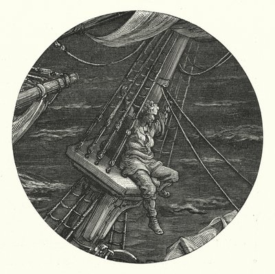 Gustave Dore illusztrációja Coleridge Rime of the Ancient Mariner című művéhez (metszet) alkotó: Gustave Dore