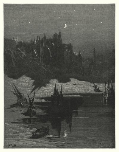 Gustave Dore illusztrációja Coleridge Rime of the Ancient Mariner című művéhez (metszet) alkotó: Gustave Dore