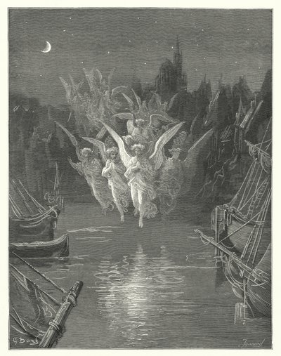 Gustave Dore illusztrációja Coleridge Rime of the Ancient Mariner című művéhez (metszet) alkotó: Gustave Dore