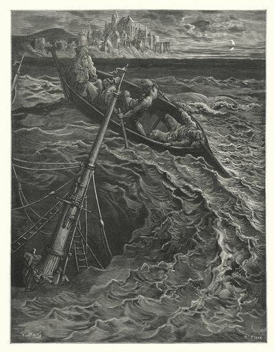 Gustave Dore illusztrációja Coleridge Rime of the Ancient Mariner című művéhez (metszet) alkotó: Gustave Dore