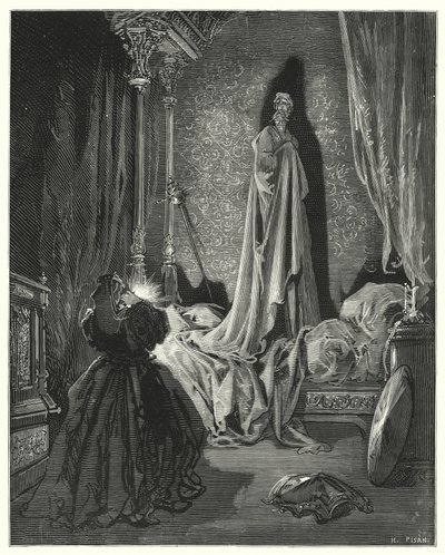 Gustave Dore Don Quijote: "Áldj meg engem!" felkiáltott: "Mi ez?" (metszet) alkotó: Gustave Dore