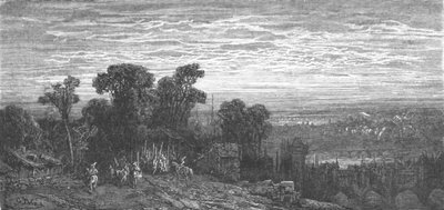 Hampstead Heath a régi időkben, 1872. alkotó: Gustave Dore