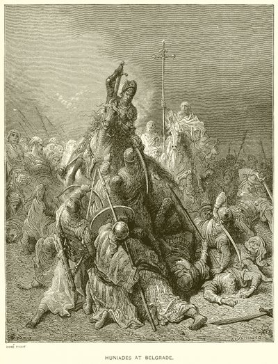 Huniades Belgrádban alkotó: Gustave Dore