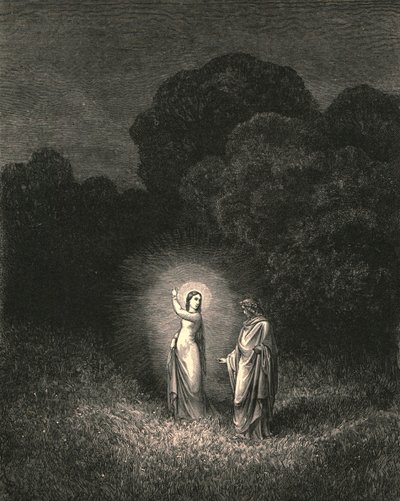 Én, aki most felajánlom neked ezt a megbízást, Beatrice vagyok, 1890. alkotó: Gustave Dore