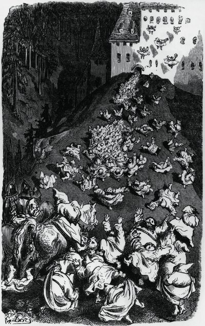 Illusztráció Honore de Balzac (1799-1850) humoros mesegyűjteményéhez (Contes drolatiques) alkotó: Gustave Dore