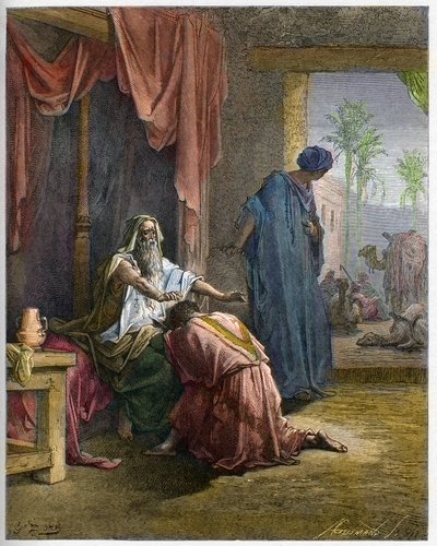 Isaac benit Jacob – Genese (27 alkotó: Gustave Dore