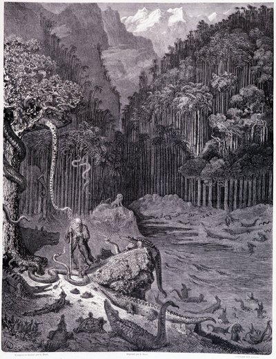 Láttam Amerikában... XI. deszka - Illusztráció: Gustave Dore (1832-1883), a La legende du Jeif vándorlásához, Pierre Dupont, Librairie du Magasin Picturesque kiadás, Párizs 1862 alkotó: Gustave Dore