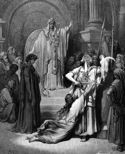 Salamon ítélete, 1866 alkotó: Gustave Dore