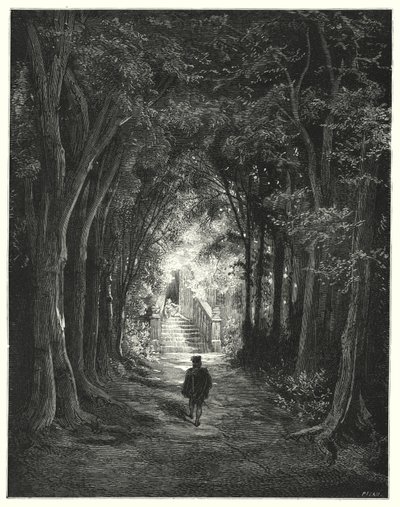 La Belle Au Bois Dormant; Csipkerózsika (metszet) alkotó: Gustave Dore