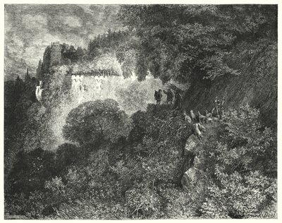 La Belle Au Bois Dormant; Csipkerózsika (metszet) alkotó: Gustave Dore
