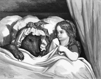 Piroska, Gustave Doré metszete. alkotó: Gustave Dore
