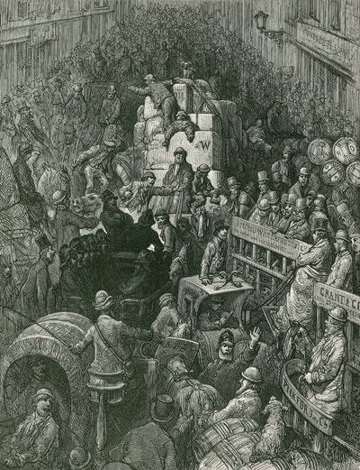 London utcai jelenet alkotó: Gustave Dore