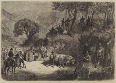 A calabriai önkéntesek déli megállása alkotó: Gustave Dore