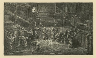 A maláta keverése (gravírozás) alkotó: Gustave Dore