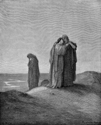Naomi és menyei alkotó: Gustave Dore