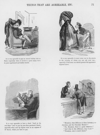 Humoros és groteszk vázlatok – Gustave Dore (metszet) alkotó: Gustave Dore