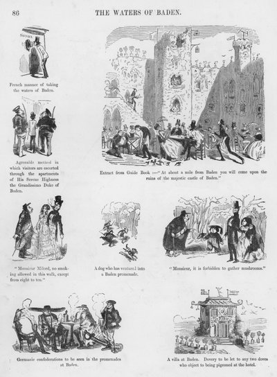 Humoros és groteszk vázlatok – Gustave Dore (metszet) alkotó: Gustave Dore
