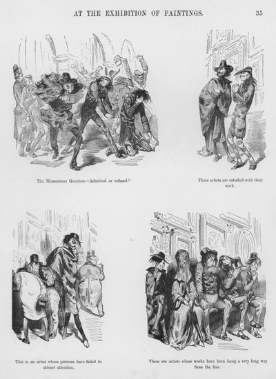 Humoros és groteszk vázlatok – Gustave Dore (metszet) alkotó: Gustave Dore