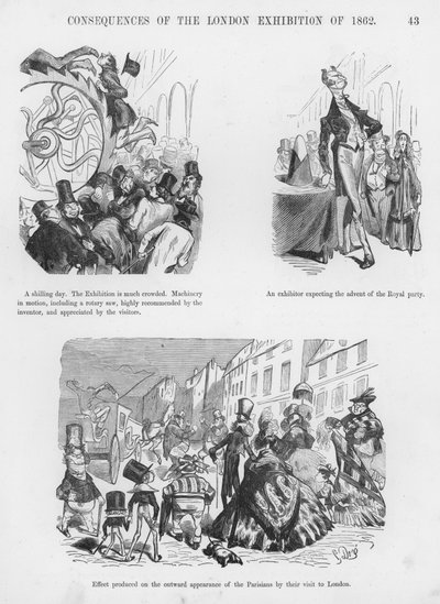 Humoros és groteszk vázlatok – Gustave Dore (metszet) alkotó: Gustave Dore