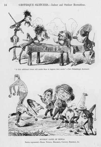 Humoros és groteszk vázlatok – Gustave Dore (metszet) alkotó: Gustave Dore