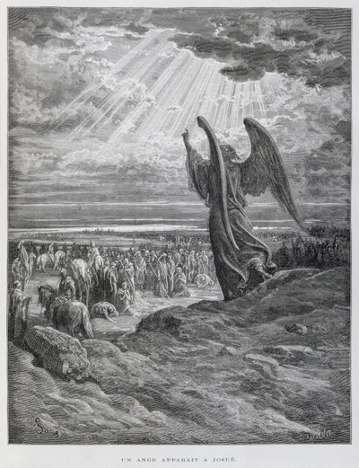 Az angyal megjelenése Józsuénak In alkotó: Gustave Dore