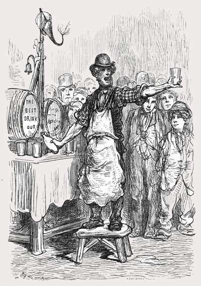 "The Ginger Beer Man", 1872. alkotó: Gustave Dore