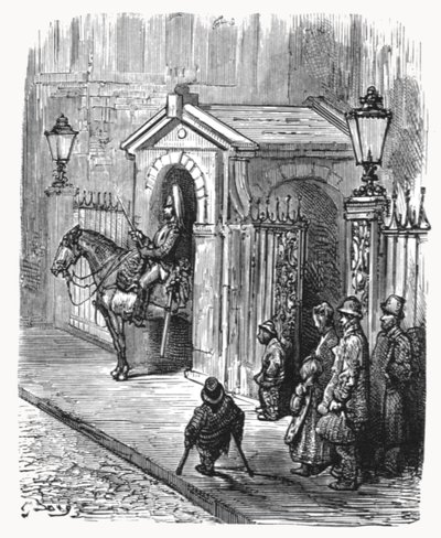 "The Horse Guards", 1872. alkotó: Gustave Dore