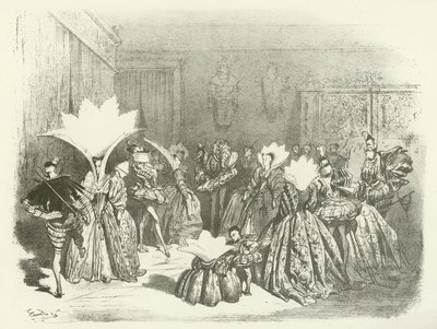 A Jig-A Ball III. Henrik uralkodása alatt (mélynyomás) alkotó: Gustave Dore