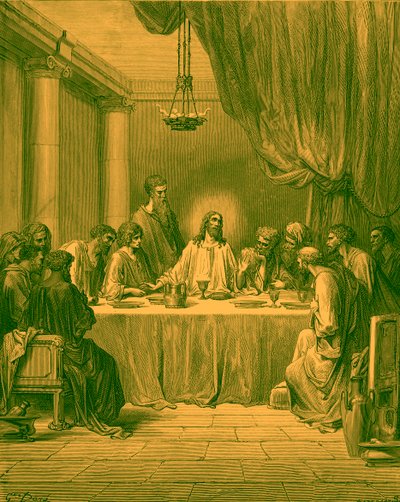 Az utolsó vacsora – Biblia alkotó: Gustave Dore