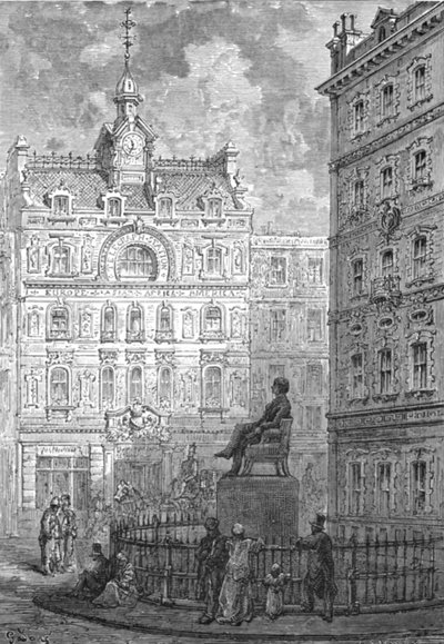 George Peabody emlékműve, 1872. alkotó: Gustave Dore