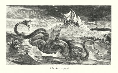 A tengeri kígyó (metszet) alkotó: Gustave Dore