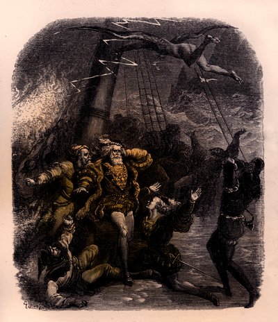 A vihar – Shakespeare alkotó: Gustave Dore
