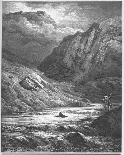 A két kalandor és a talizmán – A KÉT KALANDÓ ÉS A TALIZMÁN – Jean de La Fontaine „Fables”-jából alkotó: Gustave Dore