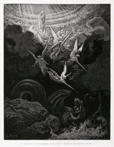 A Szűz megkoronázása alkotó: Gustave Dore