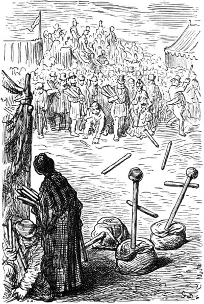 „Three Sticks a Penny”, 1872. alkotó: Gustave Dore