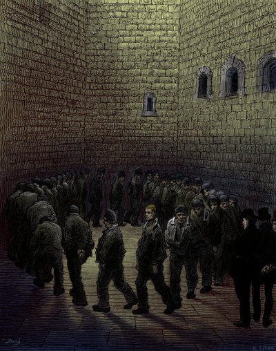 Viktoriánus londoni börtön alkotó: Gustave Dore