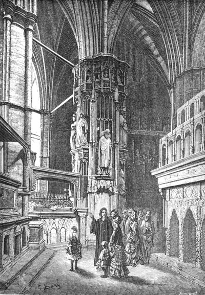 Westminster – Az apátság köre, 1872. alkotó: Gustave Dore