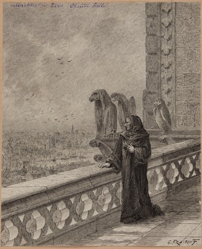 Claude Frollo. alkotó: Gustave Fraipont