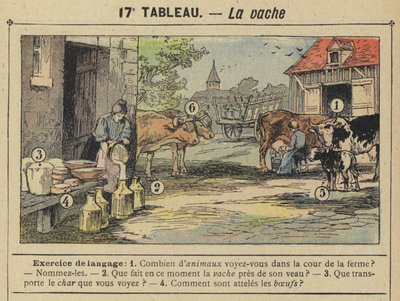 La vache (színes tagok) alkotó: Gustave Fraipont