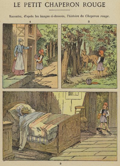 Piroska (színes litó) alkotó: Gustave Fraipont