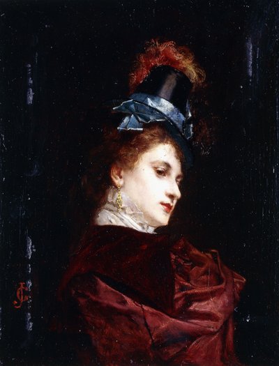 Az új kalap, alkotó: Gustave Jacquet