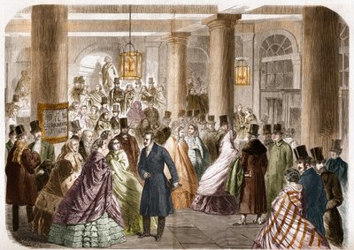 Az olasz színházat (Salle Ventadour) 1858-ban mutatták be Párizsban. Gustave Janet rajza, Jahyer metszete. alkotó: Gustave Janet