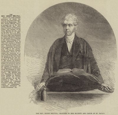 Henry Melvill tiszteletes, Őfelsége káplánja és Szent Pál kanonok alkotó: Gustave Janet