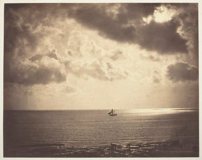 Brig on the Water, 1856. alkotó: Gustave Le Gray