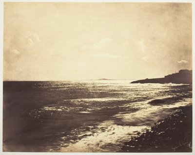 Földközi-tenger az Agde-hegygel alkotó: Gustave Le Gray