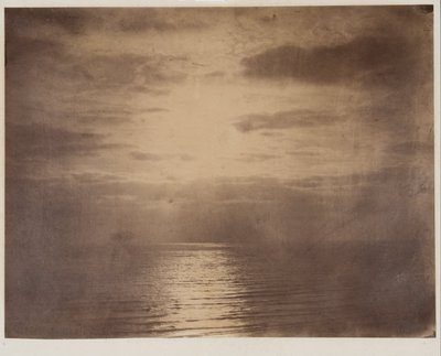 Naphatás a felhőkben--Oceán alkotó: Gustave Le Gray