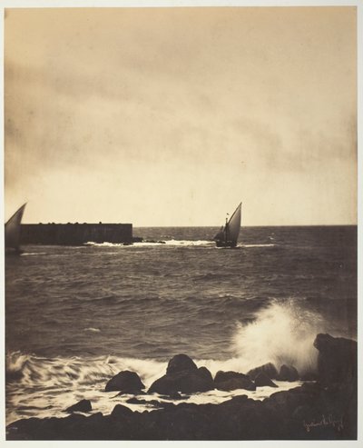 A Breaking Wave alkotó: Gustave Le Gray