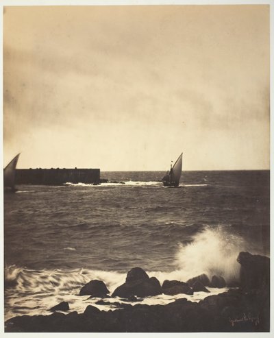 A megtörő hullám, 1857. alkotó: Gustave Le Gray