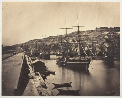 Sète-Mediterranean kikötője és városa (Port et Ville de Sète-Mediterranée) alkotó: Gustave Le Gray